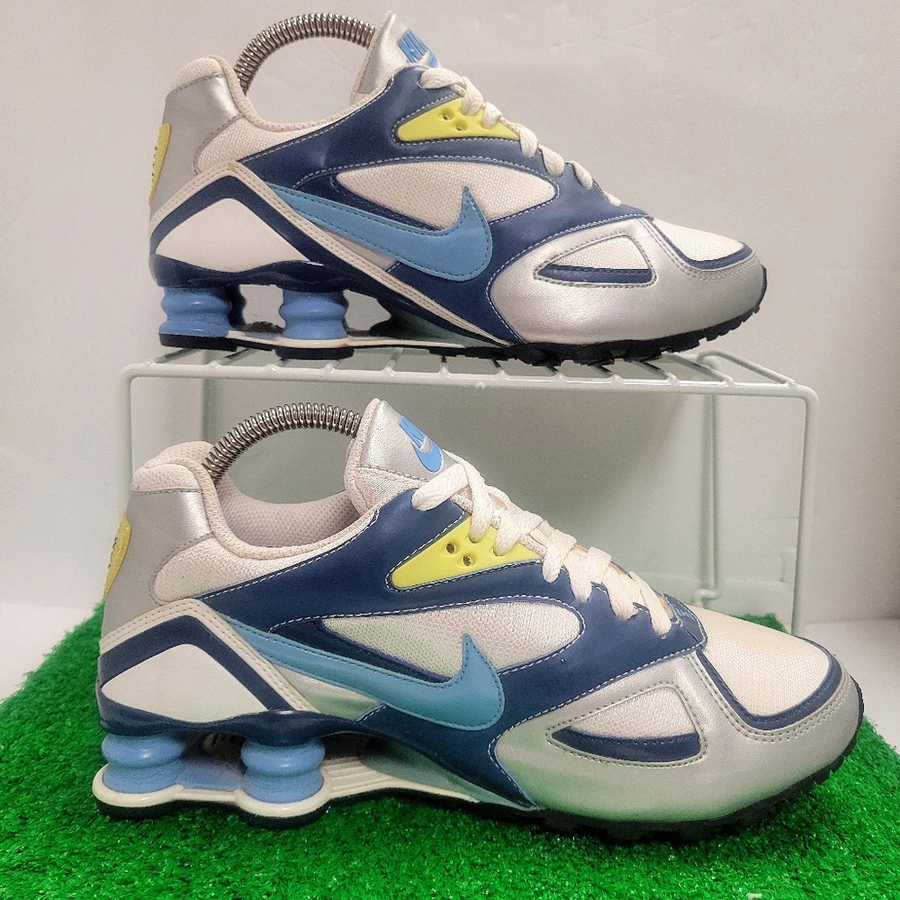 Nike Shox Shoes Women's Heritage Running Athletic Sz 7.5 Rare Worn 3x 386358-141